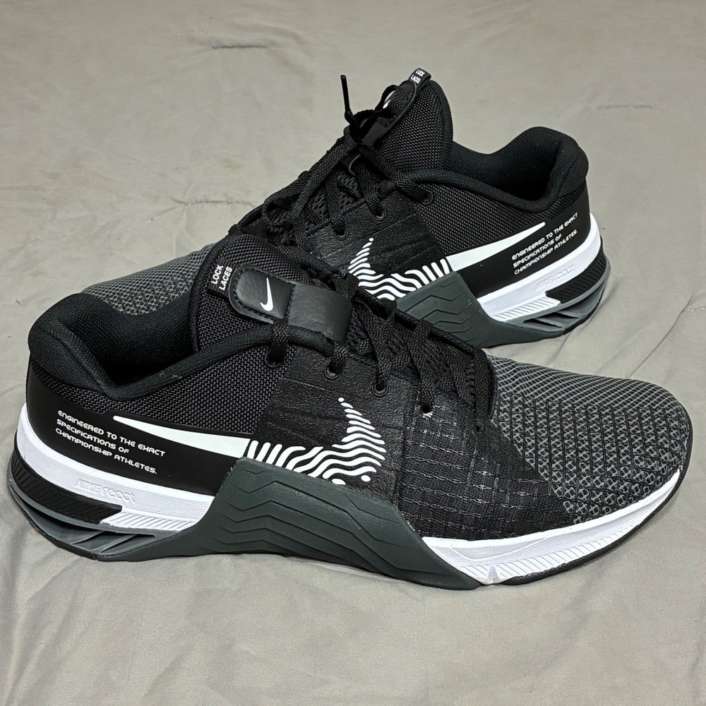 Nike Metcon 8 Mens Training Shoes Black White DO9328-001 Size 11